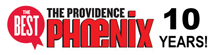 10 Years rated The Best by the The Providence Phoenix